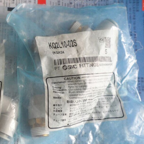 1bag/5pc  SMC Trachea quick connector KQ2L10-02S Free shipping