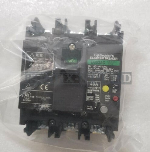 1PCS  FUJI EG53AC 3P 40A Breaker