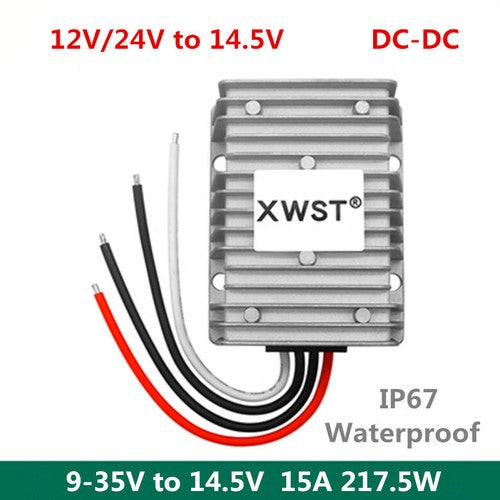 9-35V to 14.5V 15A 217.5W lithium iron phosphate battery charger DC-DC