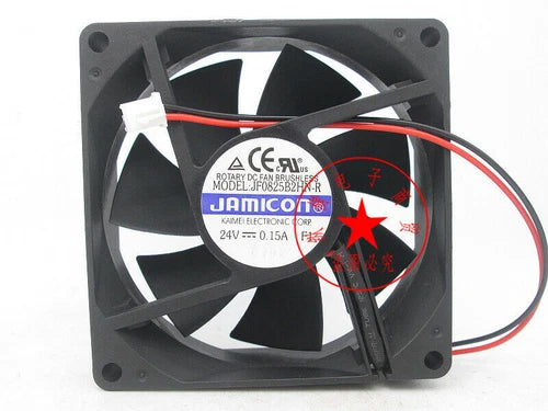 1PC  2-wire inverter cooling fan   JF0825B2HN-R 8025 DC 24V 0.15A 8CM