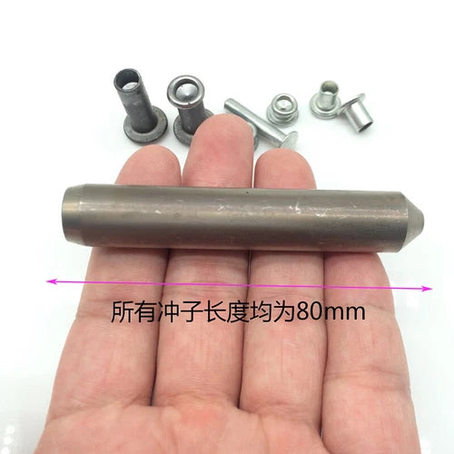 Flanging Punch White steel Punch Semi-tubular Rivet Crimping Mold Hardened Rivet