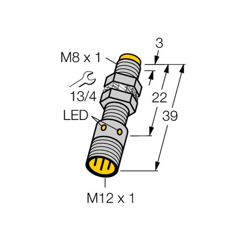 TURCK Ni3-EG08K-AP6X-H1341 4669660 Inductive sensor PNP