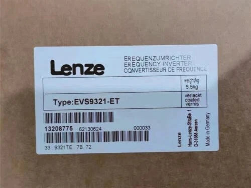 1 PC EVS9321ET  LENZE EVS9321-ET SERVO INVERTER