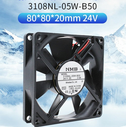 NMB 3108NL-05W-B50 8020 24V 0.19A 8cm ABB Inverter Fan