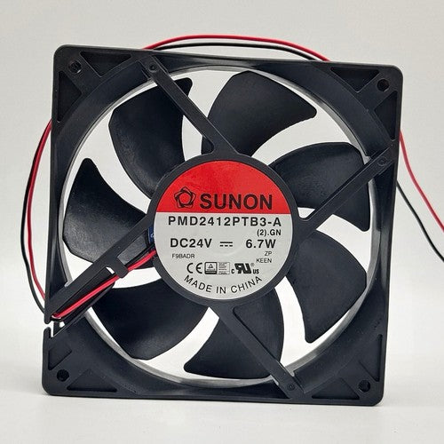 1 PCS SUNON Fan PMD2412PTB3-A (2).GN DC24V 6.7W 12025 12CM 2 wire cooling fan