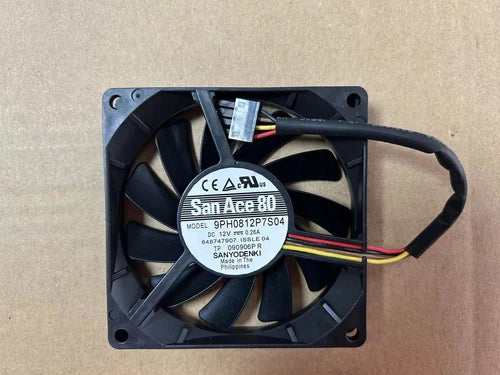 1PC  four-wire PWM temperature control ball fan  9PH0812P7S04 12V 0.26A 8015