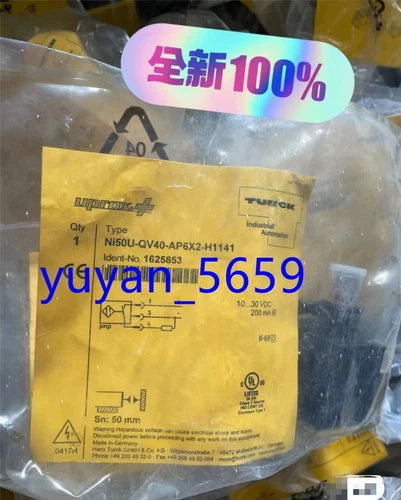 1PCS NI50U-QV40-AP6X2-H1141  Proximity Switch