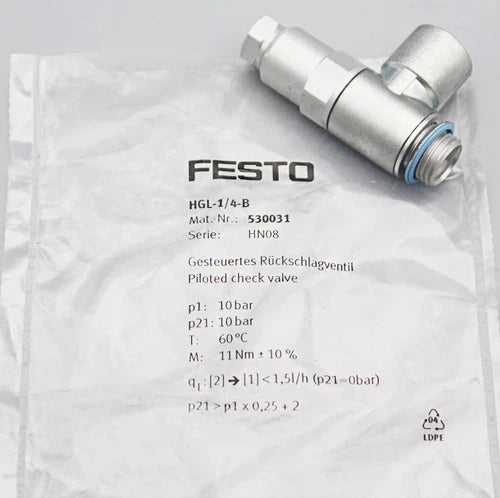 1PC  HGL-1/4-B 530031 Check Valve HGL14B