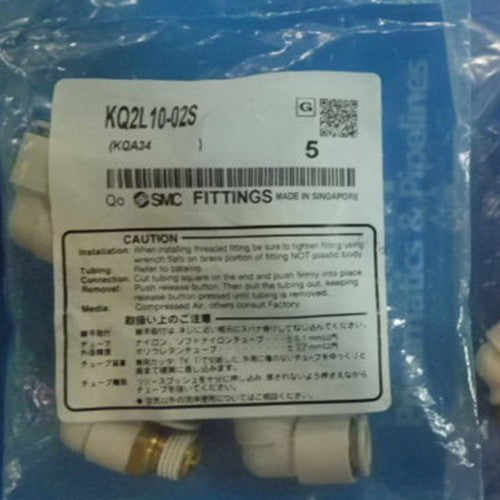 1bag/5pc  SMC Trachea quick connector KQ2L10-02S Free shipping
