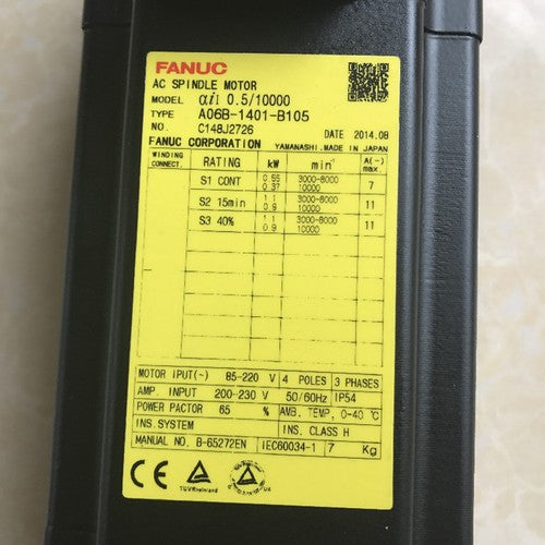For FANUC A06B-1401-B105  servo motor Free Shipping