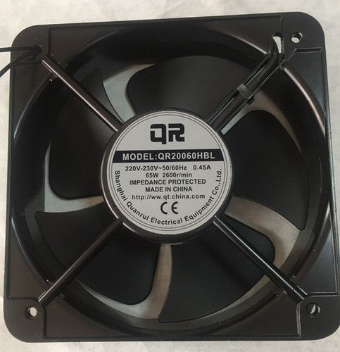 1 PCS QR FAN QR20060HBL 220V-230V 0.45A 65W 20cm 20060 2 WIRE Aluminum frame