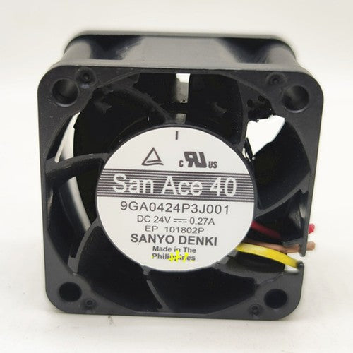 One For SANYO  9GA0424P3J001 4028 24V 0.27A 40mm Gale Volume Cooling Fan