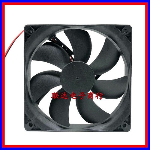 1 PCS BISENFAN Fan BDB1225H24 DC24V 0.25A 12025 12CM 2 wire cooling fan