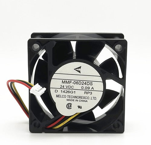 Mitsubishi Inverter Fan MMF-06D24DS-RP3 24VDC 0.09A 6CM 6025 3-pin