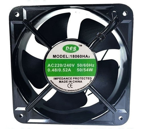 1 PCS DCS Fan MODEL: 18060HA2 AC 220V/240V 18060 18CM 2 Wire axial cooling fan