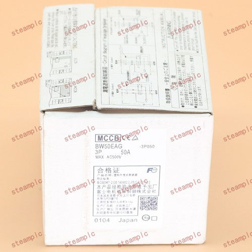 One  For FUJI BW50EAG 3P 50A Circuit Breaker FREE SHIP