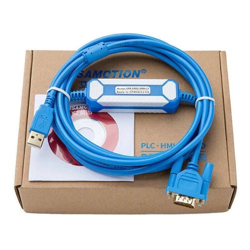 1PC For  CQM1H/CPM2C/CJ1M Programming Cable  USB-XW2Z-200S-CV USBXW2Z200SCV