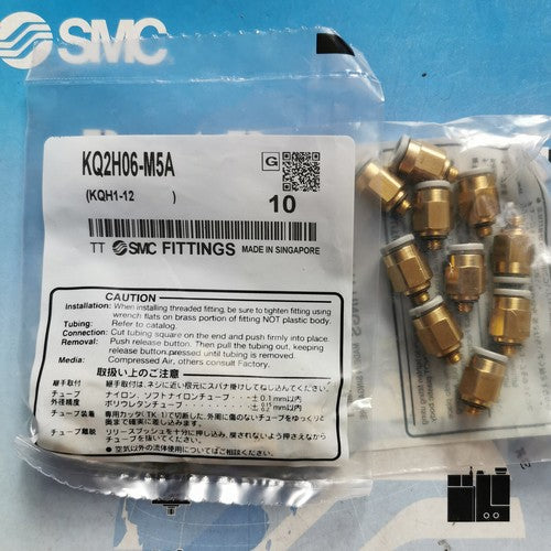 1Bag/10pcs  SMC KQ2H06-M5A Fittings Free shipping