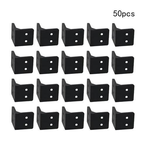 Plastic Furniture Corner Brace Joint Right Angle Board Holder Shelf Support 28mm