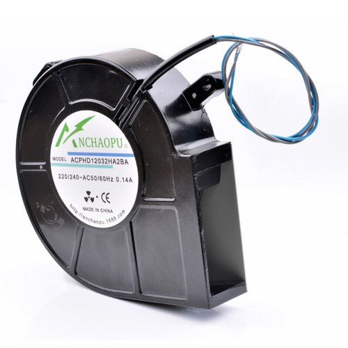 HD12032HA2BA 12cm 220V/240V oven cabinet all metal centrifugal turbo blower