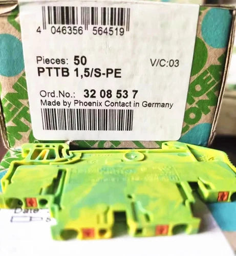 50pcs Phoenix Straight-through Double-layer Terminal PTTB 1.5/S-PE 3208537
