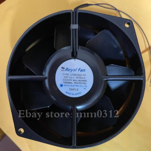 1pcs Fan Type 200VAC 43 / 40W Iron Leaf All Metal Axial Fan UTM755D-TP