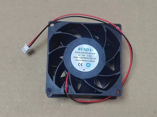 1PCS  Fan  DC24V 0.33A 8038 8cm 2 wire Cooling fan RD8038S24M-SS