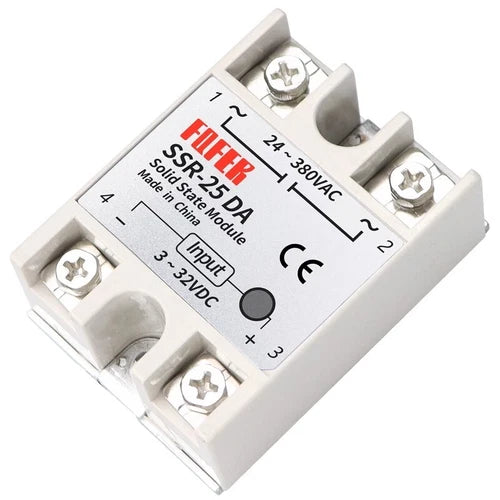 1pcs For  SSR-25DA 25A DC control AC solid state relay