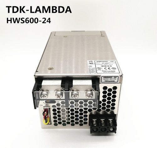 1pc TDK-LAMBDA HWS600-24 24V 27A Switching Power Supply 100-240VAC 8.2A