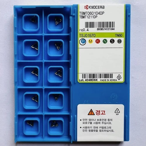 10Pcs/BOX Kyocera TBMT060104DP TN60 TBMT1211DP CNC Blade Carbide Insert