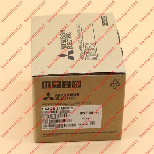1PC  Mitsubishi In Box FX3GE-24MR/ES PLC Controller FREE SHIP