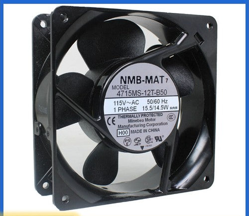 NMB 12038 12CM 4715MS-12T-B50 115V 15.5W /14.5W Axial Cooling Fan