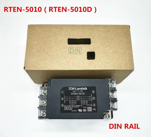 1PC  TDK-Lambda RTEN-5010 3-phase Power Line Filter EMC Filter 10A 500VAC