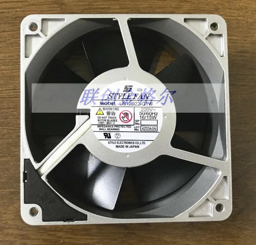 1PC STYLE FAN US12D22-GTW Cooling Fan 220V 16/15W high temperature resistant #P