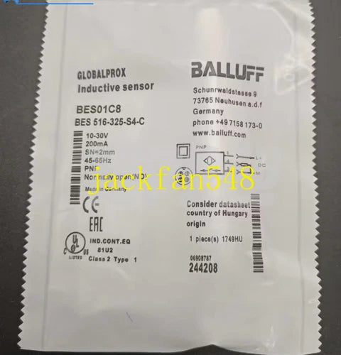 1PC FOR  Proximity Sensor Switch  BES01C8 BES 516-325-S4-C