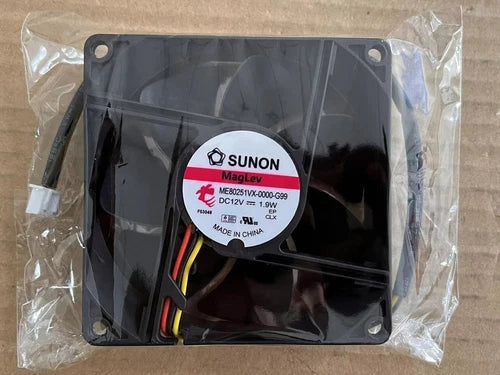 1pc   Cooling fan 12V 1.9W 3wire 80*25mm ME80251VX-0000-G99