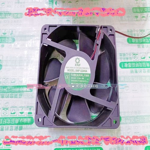 1 PCS XNF Fan XNF1224HA DC24V 0.38A 12038 12CM 2 wire cooling fan