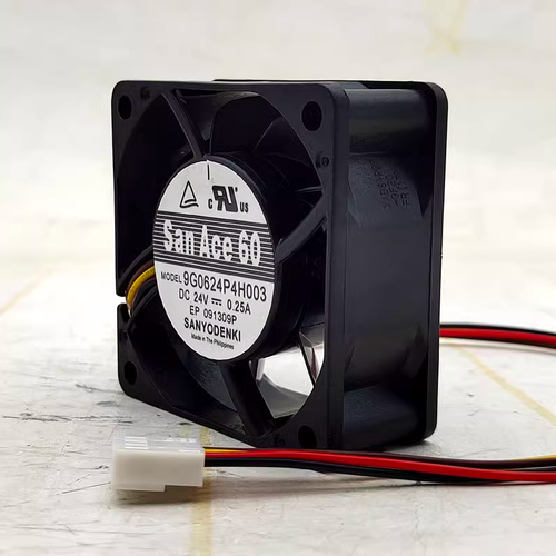 1 pcs SANYO Fan 9G0624P4H003 DC 24V 0.25A 6025 6CM 4 wire cooling fan