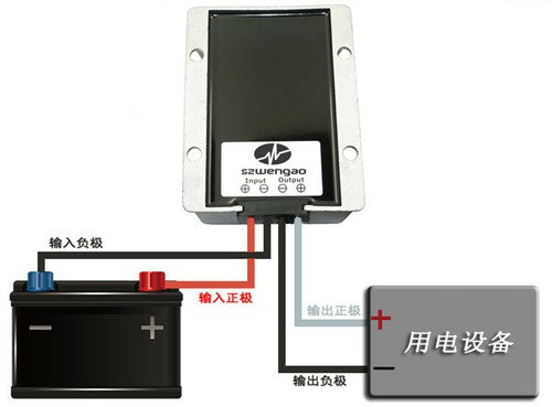 12v to 48v 8A 384W car DC to DC boost module power module