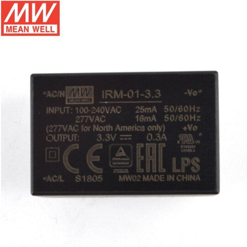 Mean Well IRM-01 switching power supply 3.3V5V9V12V24V pin type 1W AC-DC module