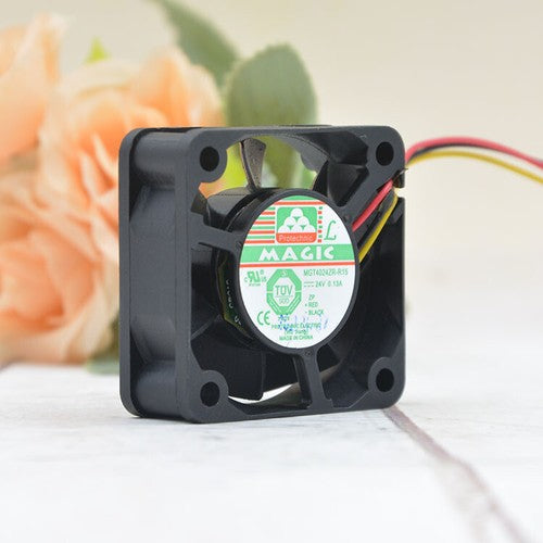 MAGIC MGT4024ZR-R15 24V 0.13A 4CM 4015 40840*15MM 3 Wire Fan