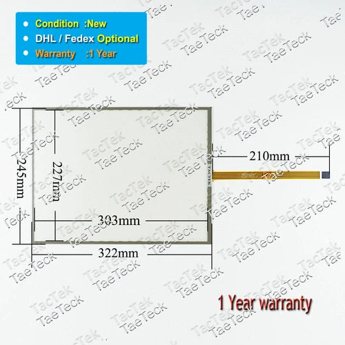 for AMT 2534 AMT2534 91-02534-000 Touchpad Touch Screen Panel Glass Digitizer
