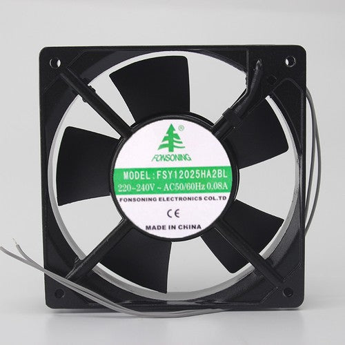 1 PCS FONSONNG Fan FSY12025HA2BL 220V AC 120*120*25MM 12025 2 wire