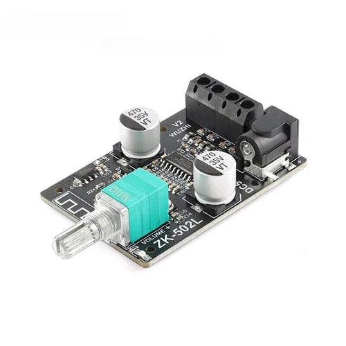 1X Mini BLE 5.0 Digital Power Amplifier Board Module DC 5-24V 50W ZK-502L