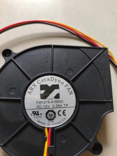 1 PCS ARX Fan FW1275-A1053C DC12V 0.55A centrifugal fan cooling fan 3 pin