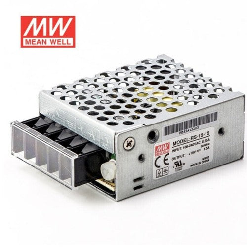 Mean Well RS-15 3A/1A Switching Power Supply Module 5/12V/24V/48 15W Low Power