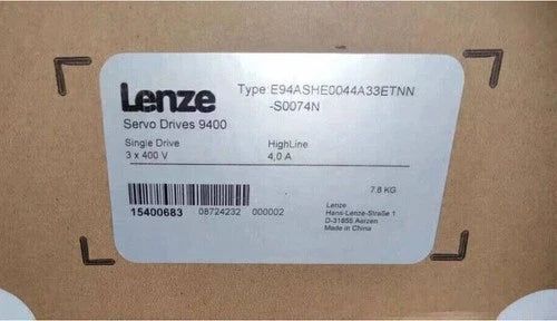 1 PC E94ASHE0044A33ETNN-S0074N  LENZE E94ASHE0044A33ETNNS0074N Servo Drive