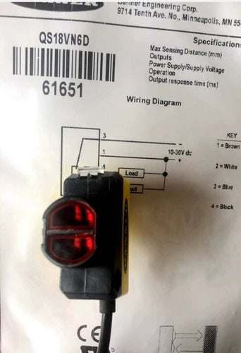 1PC   Engineering Corp Photoelectric Sensor&Proximity Switch / QS18VN6D