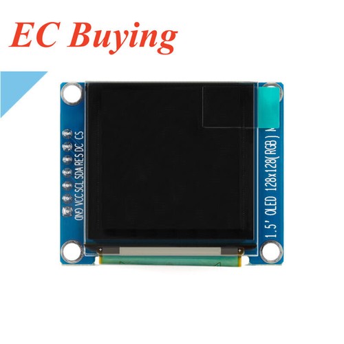 1.5 inch 128x128 OLED LCD Screen Display Module SPI interface SSD1351 Driver