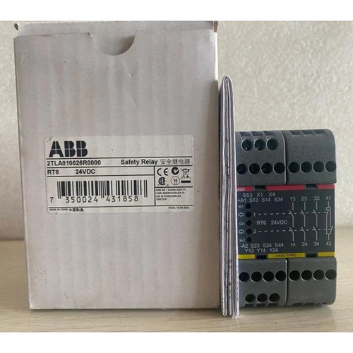 1PC  ABB 2TLA010026R0000 RT6 Safety Relay 24VDC Quick Delivery #P